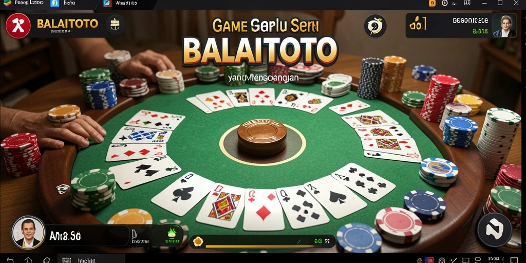 Tampilan gameplay menarik dari BALAITOTO dengan pengalaman Gaple yang seru.