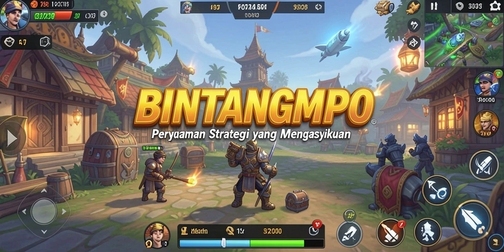 Tampilan gameplay BINTANGMPO yang seru dan interaktif.
