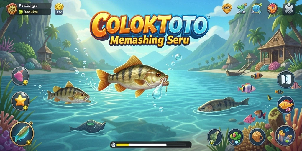 Gameplay memancing yang seru dan mengasyikkan di COLOKTOTO.