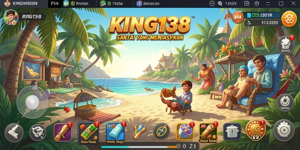 Tampak tampilan gameplay menarik dari KING138 yang penuh warna.