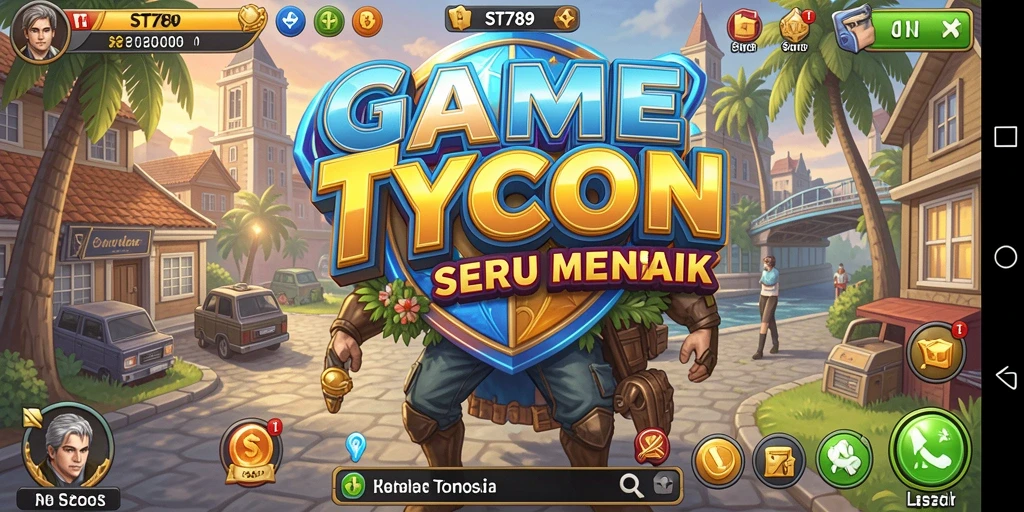 Tampilan gameplay ST789 yang menarik dengan berbagai pilihan bisnis.